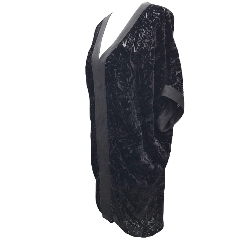 BCBG MAXAZRIA Semi Sheer Kimono Dress Slip Dress